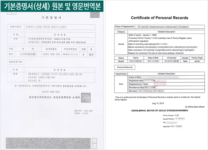 기본증명서
