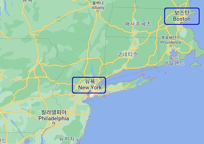 미국-동부-지역